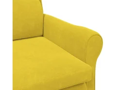 poltrona Amarelo 76 x 94 x 102 cm Veludo
