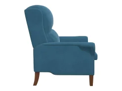 poltrona Azul 76 x 94 x 102 cm Veludo