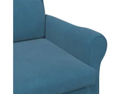 poltrona Azul 76 x 94 x 102 cm Veludo