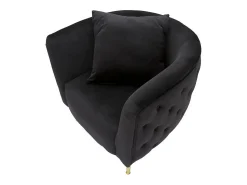 POLTRONA BUCARESTE PRETOCM 76X74X71