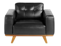 Poltrona chester em pele preta 5037 ANGEL CERDA