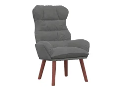 poltrona Cinza Escuro 69 x 74 x 93 cm Veludo