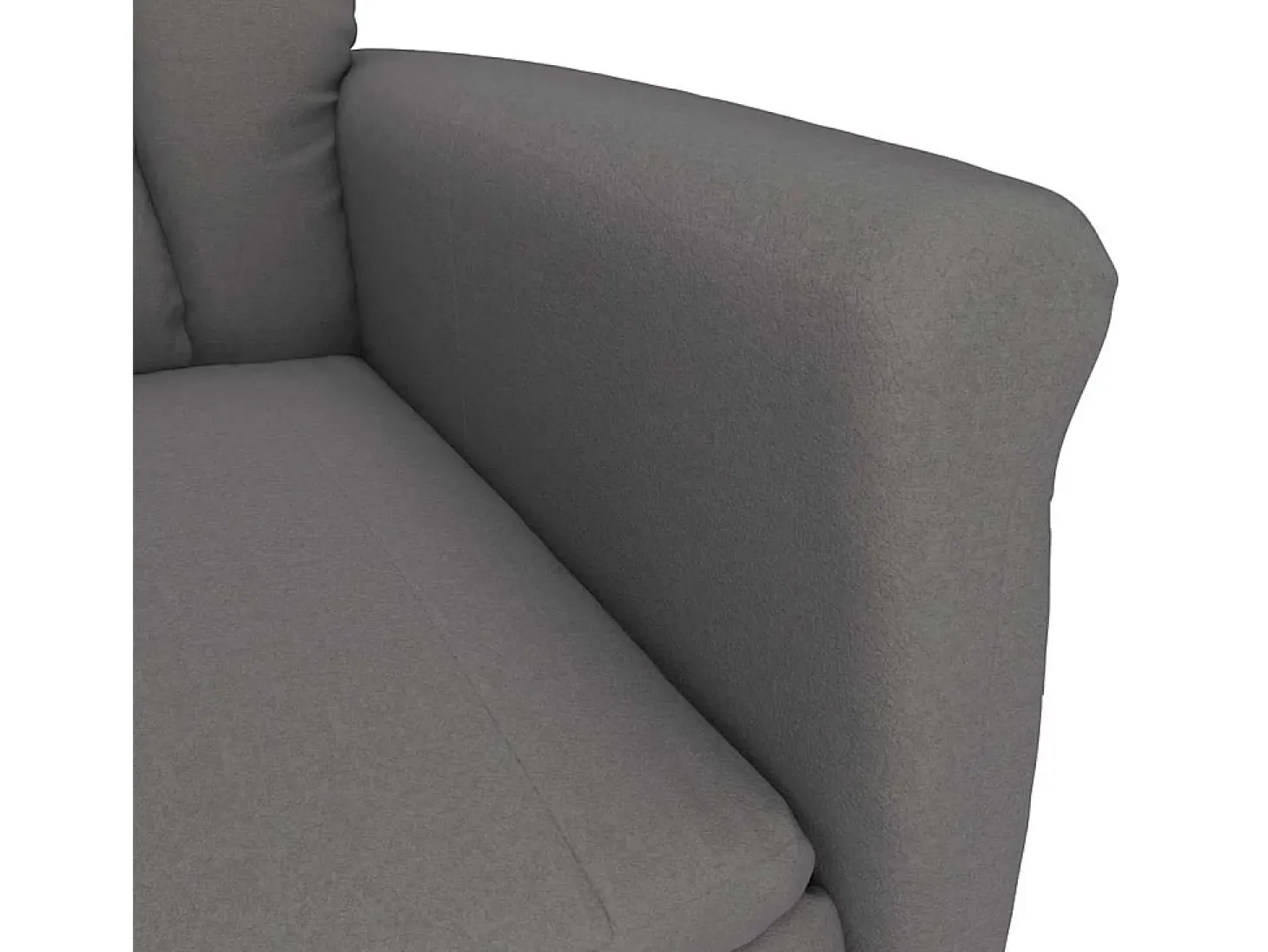 poltrona Cinza Escuro 96,5 x 70,5 x 95 cm Microfibra