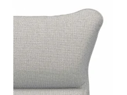 poltrona Cinza Nuvem 69 x 74 x 93 cm Tecido e Contraplacado