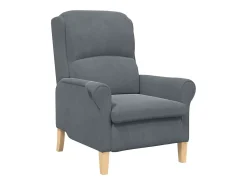 poltrona Cinzento escuro 76 x 94 x 102 cm Veludo