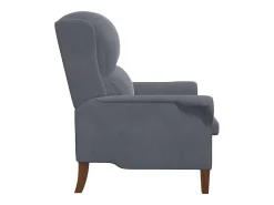 poltrona Cinzento escuro 76 x 94 x 102 cm Veludo