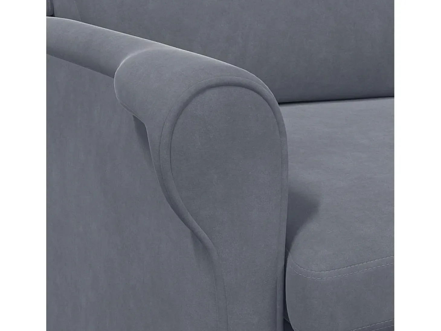 poltrona Cinzento escuro 76 x 94 x 102 cm Veludo