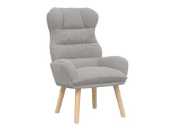poltrona Cinzento-claro 69 x 74 x 93 cm Tecido Sherpa