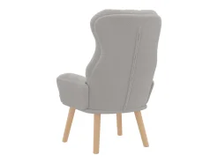 poltrona Cinzento-claro 69 x 74 x 93 cm Tecido Sherpa
