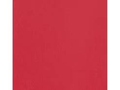 Poltrona com apoio de pés couro artificial vermelho