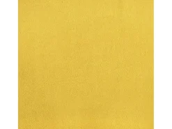 Poltrona com apoio de pés veludo amarelo