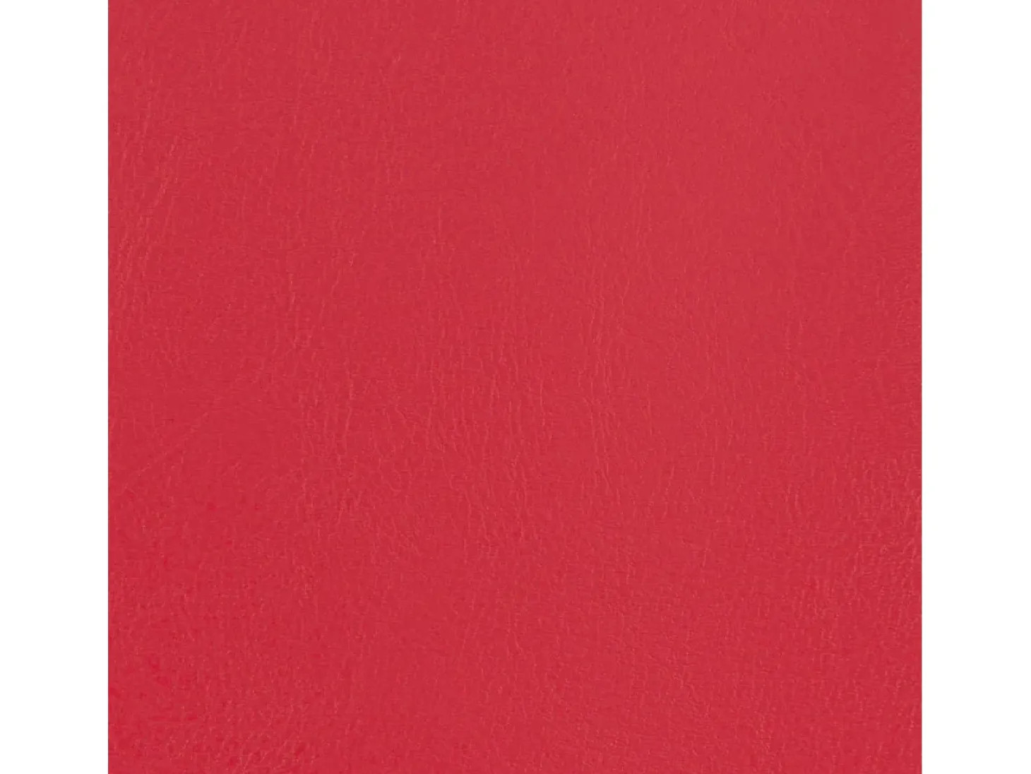 Poltrona com apoio de pés couro artificial vermelho