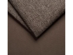 Poltrona convertível abertura rápida em tecido castanho, cama 70 cm e colchão 14 cm CALITO