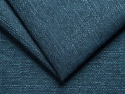 Poltrona convertível abertura rápida tecido azul, cama 70 cm e colchão 14 cm - VIZIR