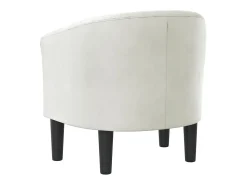 Poltrona couro artificial branco