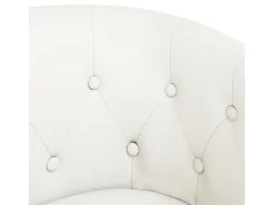 Poltrona couro artificial branco