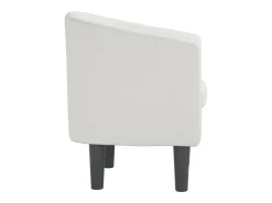 Poltrona couro artificial branco