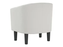 Poltrona couro artificial branco