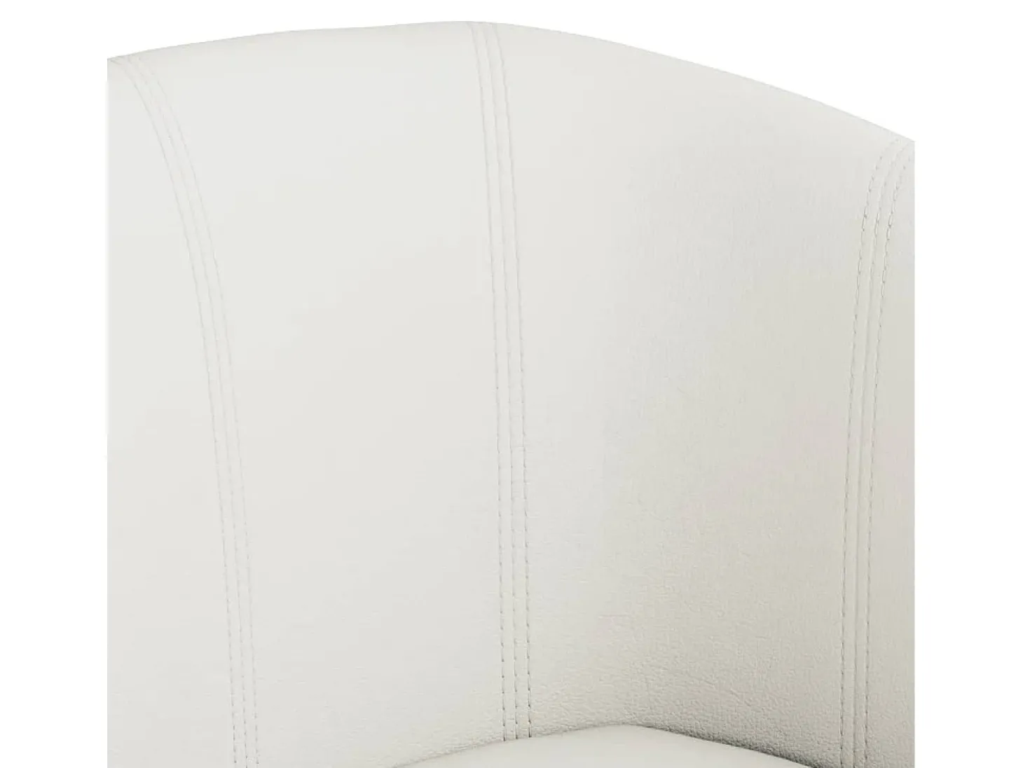 Poltrona couro artificial branco