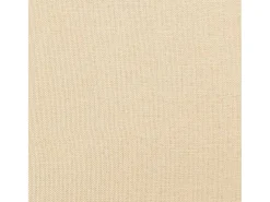 Poltrona de baloiço com banco tecido cor creme