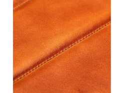 Poltrona de couro genuíno cor bronze