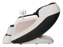 Poltrona de Massagem SucceBuy com Calha SL, Poltrona de Relaxamento e Massagem Reclinável 3D, Zero Gravity, 18 Modos Automáticos, Aquecimento, com Pedal Retrátil