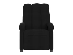 Poltrona de massagens reclinável tecido preto