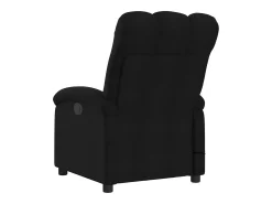 Poltrona de massagens reclinável tecido preto