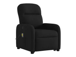 Poltrona de massagens reclinável elevatória tecido preto