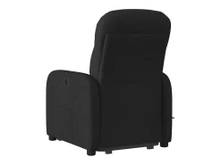 Poltrona de massagens reclinável elevatória tecido preto