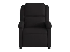 Poltrona de massagens reclinável tecido preto
