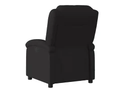 Poltrona de massagens reclinável tecido preto