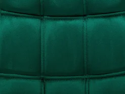 Poltrona de veludo verde estilo escandinavo capitonê LUOSTO