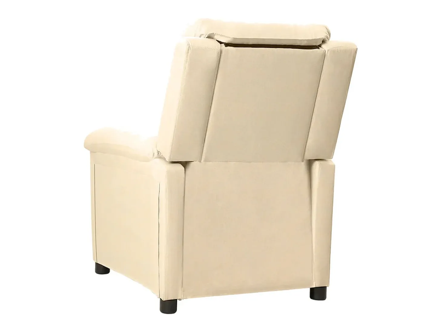 Poltrona elevatória de massagens elétrica tecido creme