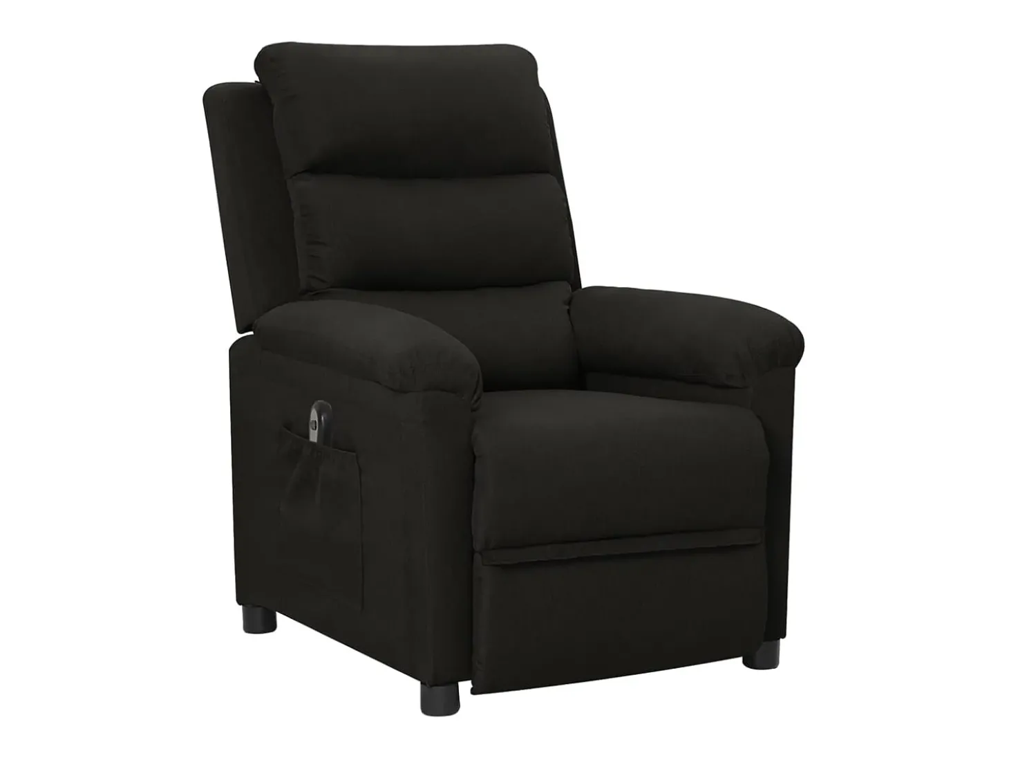 Poltrona elétrica reclinável tecido preto