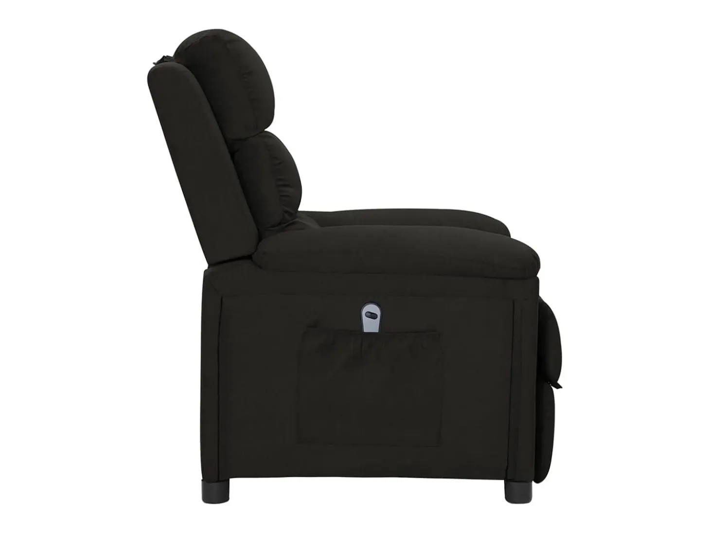 Poltrona elétrica reclinável tecido preto
