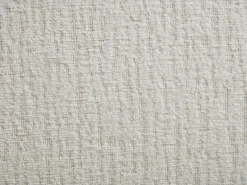 Poltrona em tecido chenille de cor bege LUCIOTA