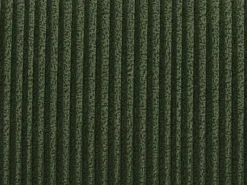 Poltrona em veludo canelado verde estilo contemporâneo NOUMARA