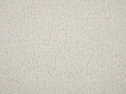 Poltrona estilo concha giratória tecido bouclé branco COSSATO