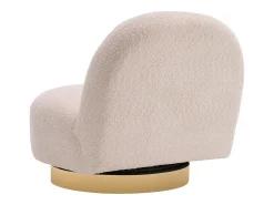 Poltrona giratória de tule 
