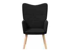 poltrona Preto 62 x 67 x 95,5 cm Tecido Sherpa