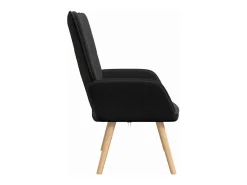 poltrona Preto 62 x 67 x 95,5 cm Tecido Sherpa