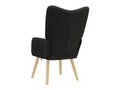poltrona Preto 62 x 67 x 95,5 cm Tecido Sherpa