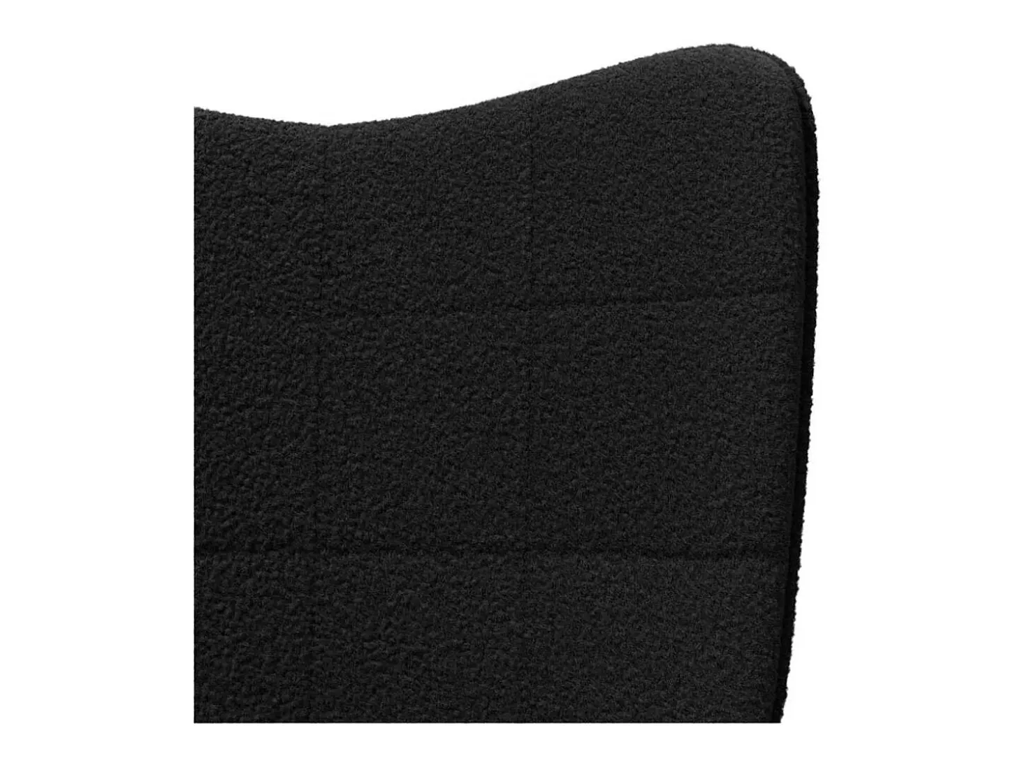 poltrona Preto 62 x 67 x 95,5 cm Tecido Sherpa