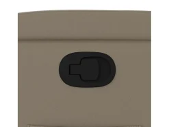 Poltrona reclinável couro artificial cor cappuccino