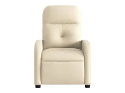Poltrona reclinável tecido cor creme