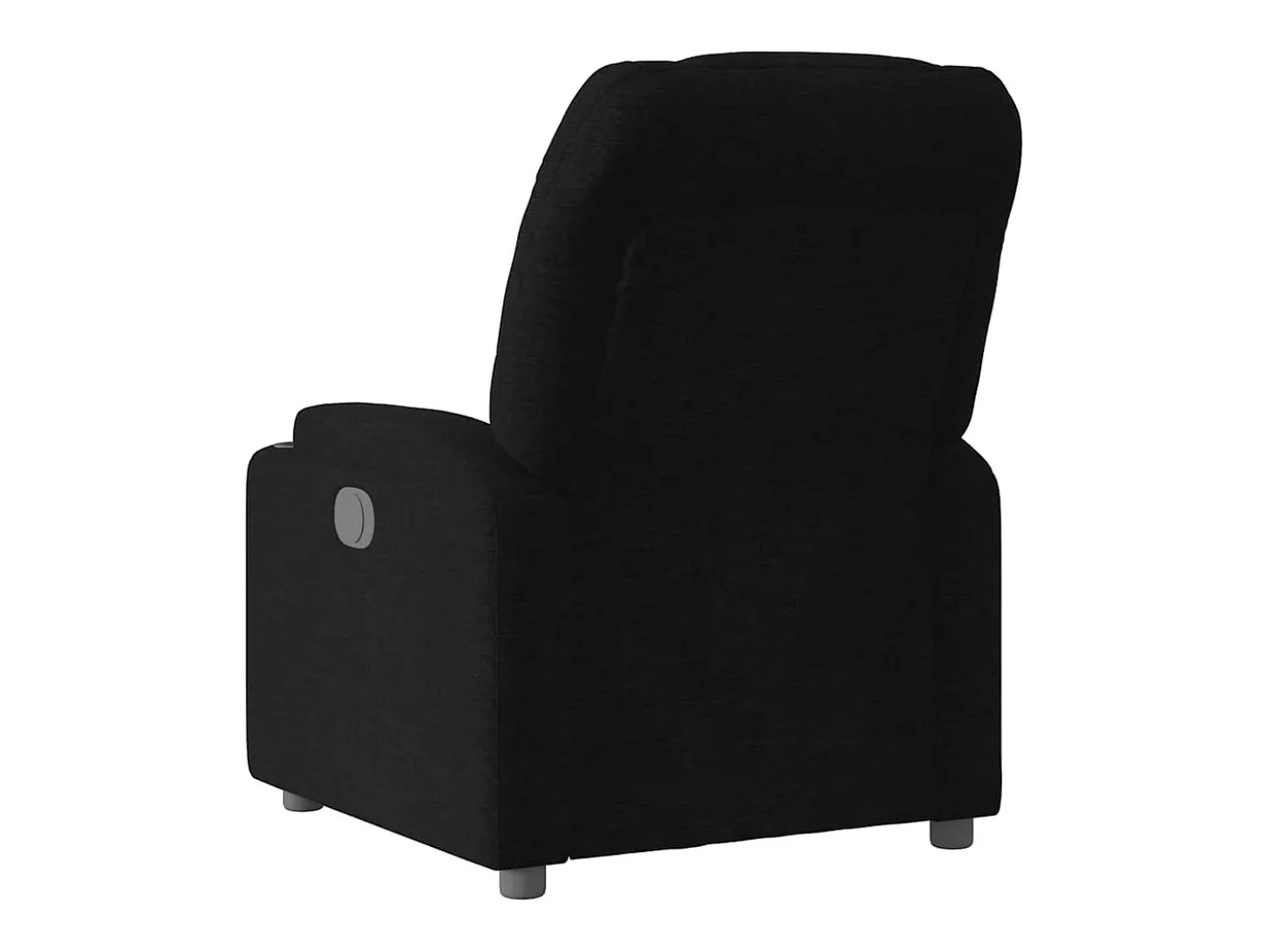 Poltrona reclinável tecido preto