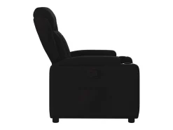 Poltrona reclinável tecido preto
