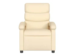 Poltrona reclinável tecido cor creme