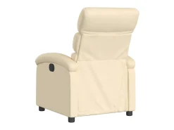 Poltrona reclinável tecido cor creme